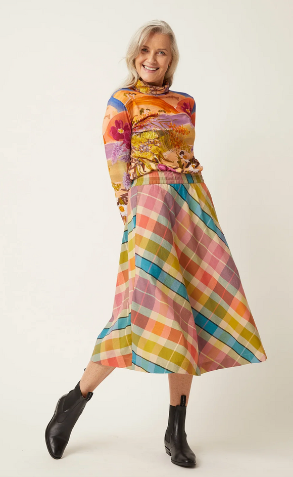 Nancybird | Wave Skirt | Gelato Stripe