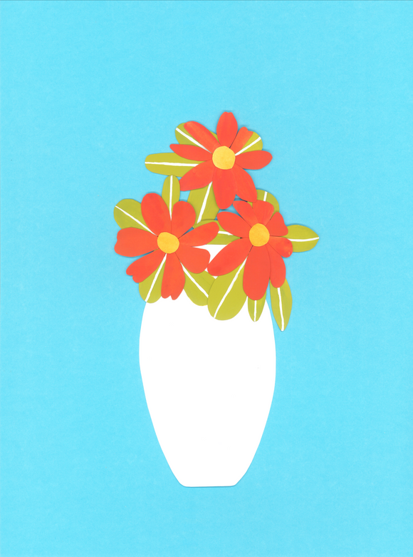 1. Vase of Poppies